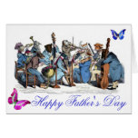 BUTTERFLIES AND,ANIMAL FARM ORCHESTRA FATHER'S DAY CARDS