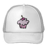 butterflies and flowers cupcakes mesh hat