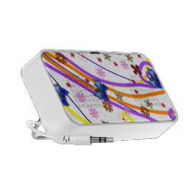 Butterflies and Flowers Pretty Speaker