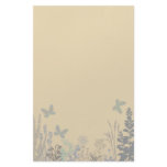 Butterflies and Flowers Stationary Custom Stationery