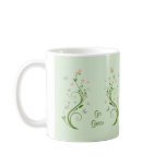 Butterflies and Green Vine Mugs
