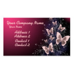 Butterflies and Leaves Business Card Templates