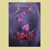 Butterflies and Roses cards