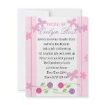 Butterflies and Roses Personalized Invitations