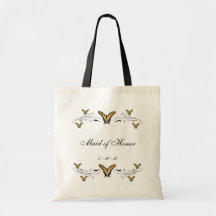 Butterflies and Swirls Tote Bag