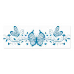 Butterflies bookmark business card