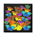 Butterflies! Butterflies!  Magnet