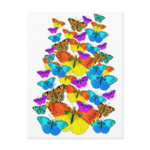 Butterflies! Butterflies!  Postcard
