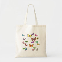 Butterflies Canvas Bags