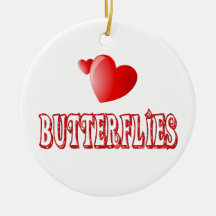 Butterflies Christmas Ornament