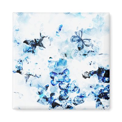 Butterflies Everywhere Refrigerator Magnets by Killlashandra