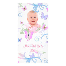 Butterflies Personalized Photo Card