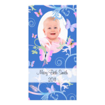 Butterflies Photo Card Template