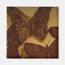 butterflies refrigerator magnet