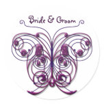 Butterflies Swirl Purple
