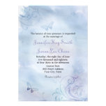 Butterflies & Swirls Wedding Invitations invitations