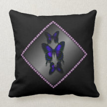 Butterflies Throw Pillows