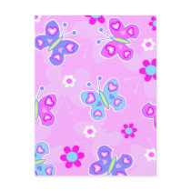 butterflies with hearts post cards