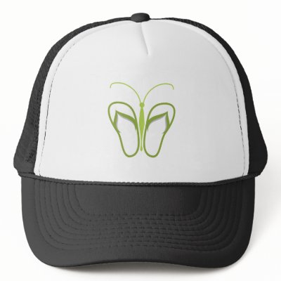 Butterflops Green 3 Trucker Hats by ChesterVonFluffy