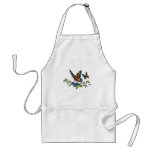 Butterfly and Butterflies full colour by Al Rio aprons