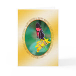 Butterfly and flower birthday card