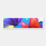 Butterfly Art Painting - Multi Bumper Stickers