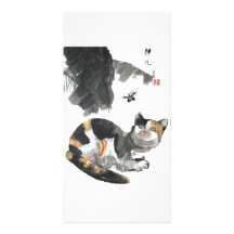 butterfly attractions photo card template