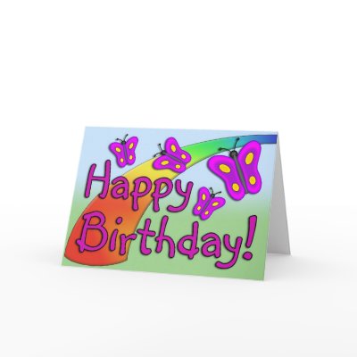 Butterfly B-Day Cards by nemos1271