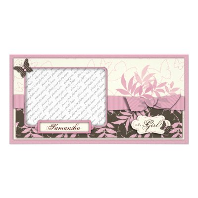 Butterfly Baby Photo Card by holidayparade