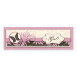 Butterfly Baby Skinny Gift Tag