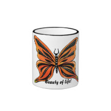 Butterfly, Beauty of life! mug