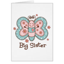 Butterfly Big Sister Cards