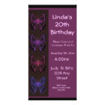 Butterfly Birthday Invitation Photo Greeting Card