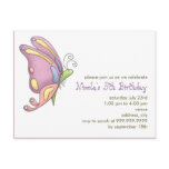 Butterfly • Birthday Invitation postcards