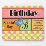 Butterfly Birthday Wishes Mousepads