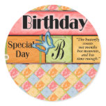Butterfly Birthday Wishes stickers