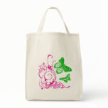 Butterfly Blue Organic Tote Bag