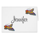 Butterfly Bridal Thank You Greeting Cards