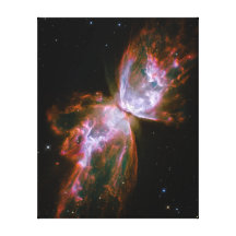Butterfly / Bug Nebula (Hubble Telescope) Stretched Canvas Print