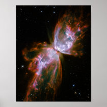 Butterfly / Bug Nebula (Hubble Telescope) Poster