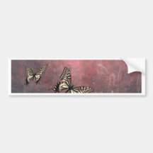 butterfly bumper sticker