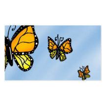 butterfly business card