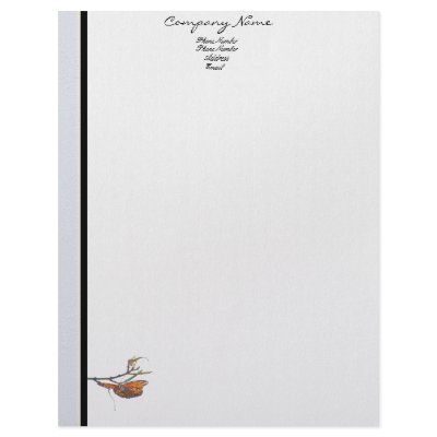 Butterfly Business Letterhead by farmer77
