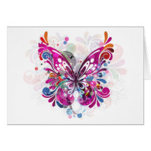 Butterfly ~ Butterflies Customize Template Greeting Card