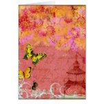 Butterfly, Butterfly Pink Collage Art