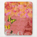 Butterfly, Butterfly Pink Collage Art