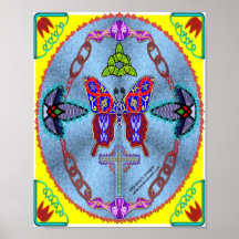 Butterfly Celtic Knot Print
