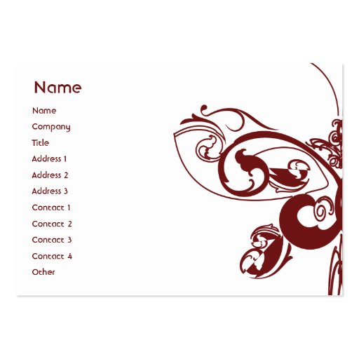 Butterfly - Chubby Business Card Template