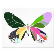 butterfly colours custom invite