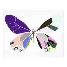 butterfly colours custom invites